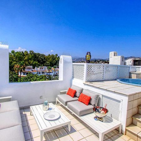 1080 Beachfront Penthouse 3 Floors Jacuzzi 2 Pools Wifi Roof Terrace Marbella Dış mekan fotoğraf