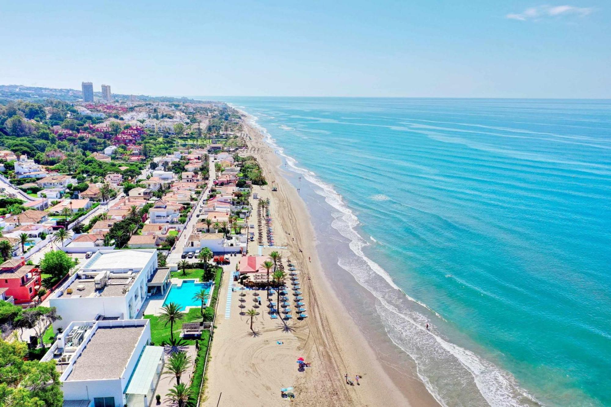 1080 Beachfront Penthouse 3 Floors Jacuzzi 2 Pools Wifi Roof Terrace Marbella Dış mekan fotoğraf